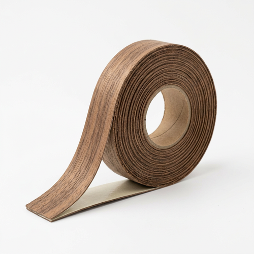 Edge Banding Repair Roll | Heat-Activated Wood Veneer Tape for Chipped & Worn Furniture Edges | Quick Peel-and-Stick Refinish